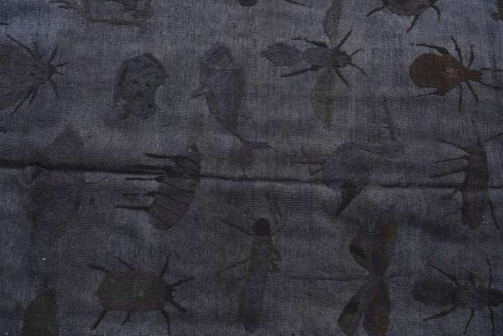 4' 2 x 5' 7 Hand Woven Kilim Suzani Wool Rug