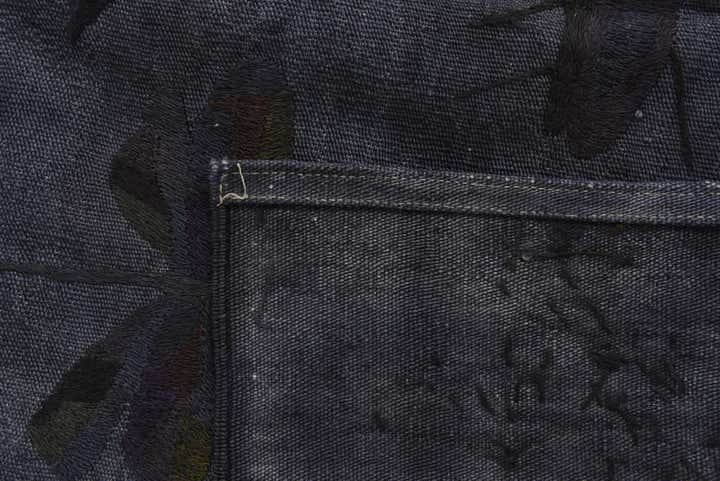 4' 2 x 5' 7 Hand Woven Kilim Suzani Wool Rug