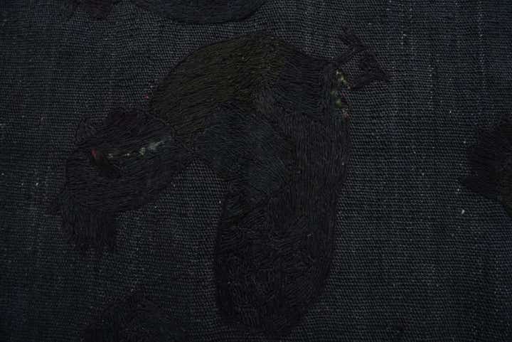 4' 2 x 5' 8 Hand Woven Kilim Suzani Wool Rug