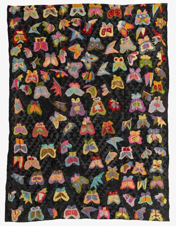 6' 9 x 9' Hand Woven Kilim Suzani Wool Rug