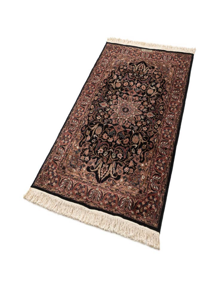 Detail image of 4' x 6' 3  Hand Knotted Lahour Oriental Wool Rug