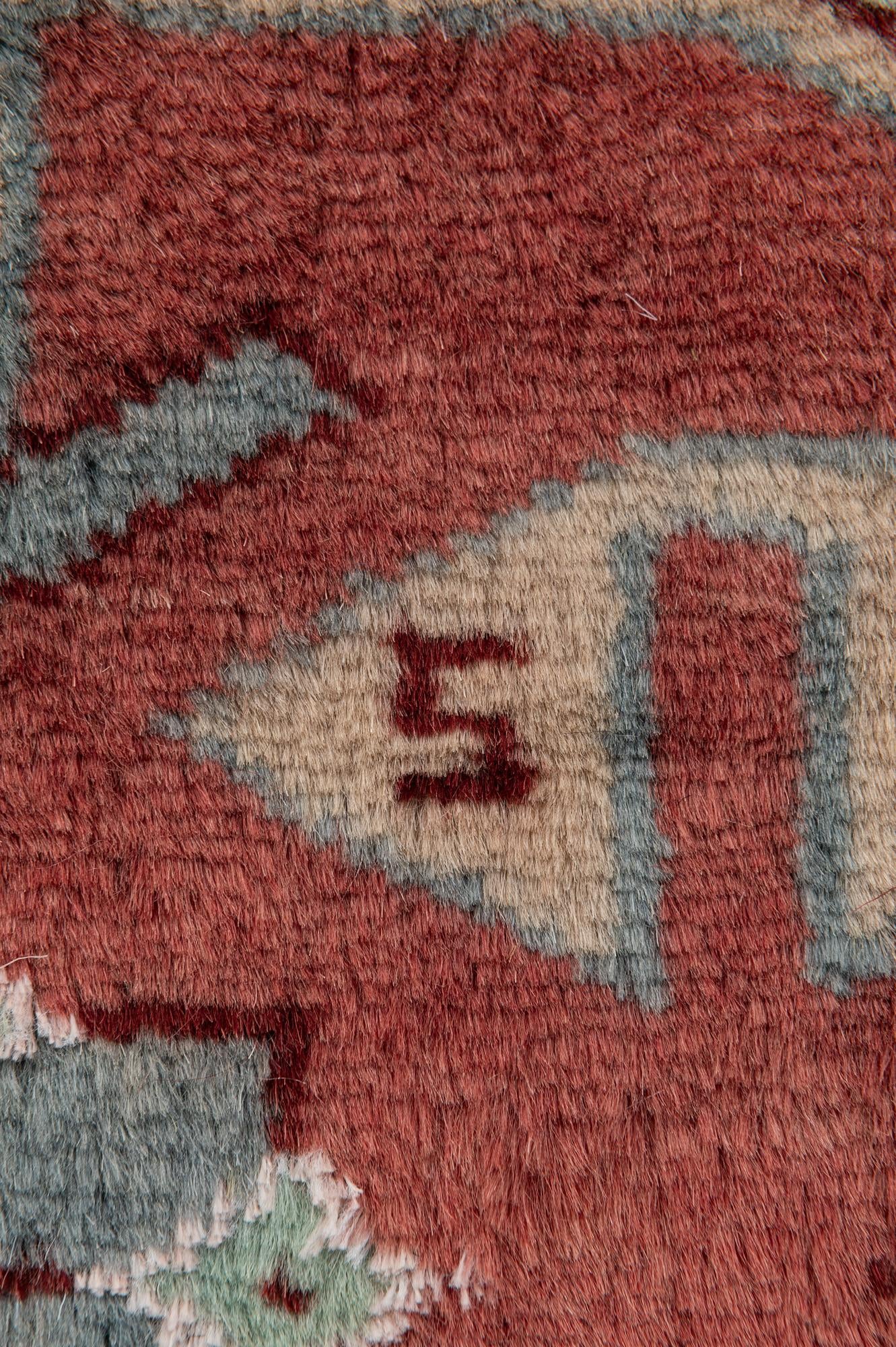 4' 4 x 6' 2 Hand Knotted Lahour Oriental Rug