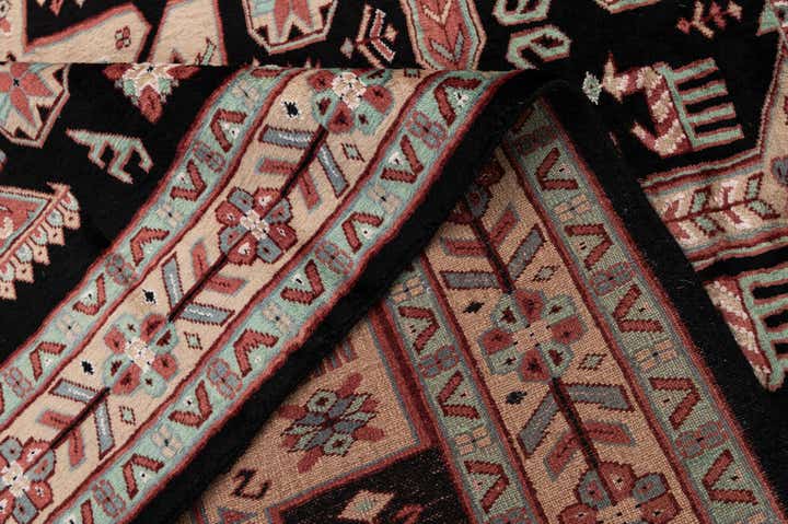 4' 4 x 6' 2 Hand Knotted Lahour Oriental Rug