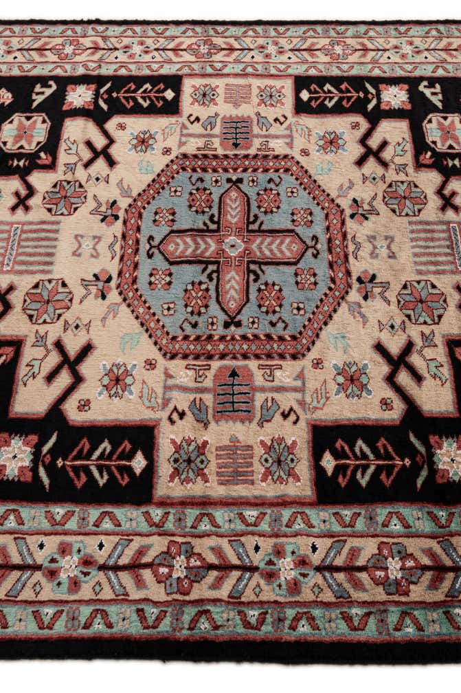 4' 4 x 6' 2 Hand Knotted Lahour Oriental Rug