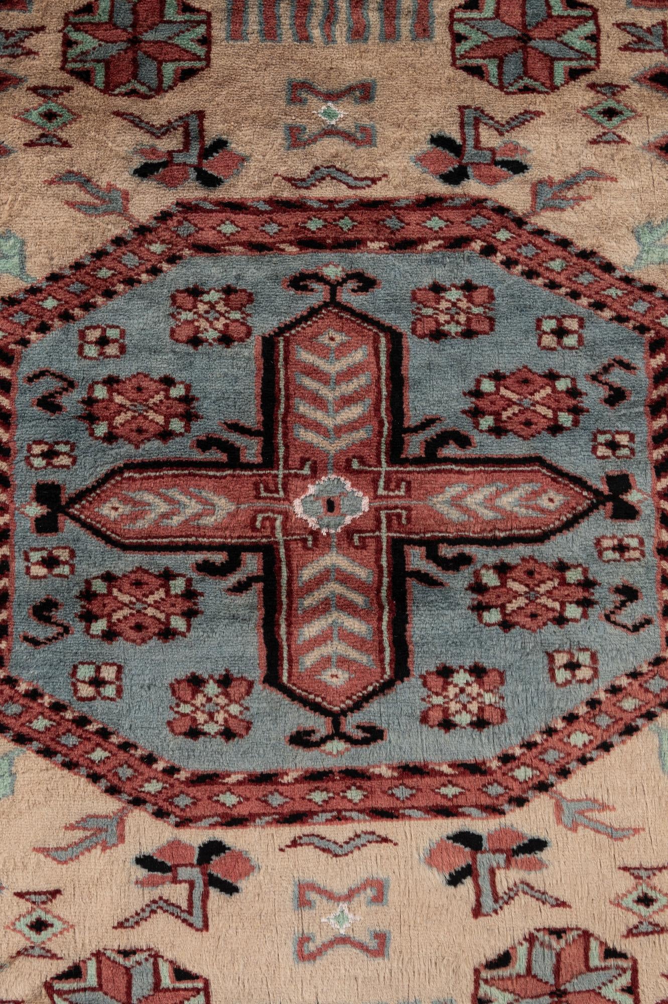 4' 4 x 6' 2 Hand Knotted Lahour Oriental Rug
