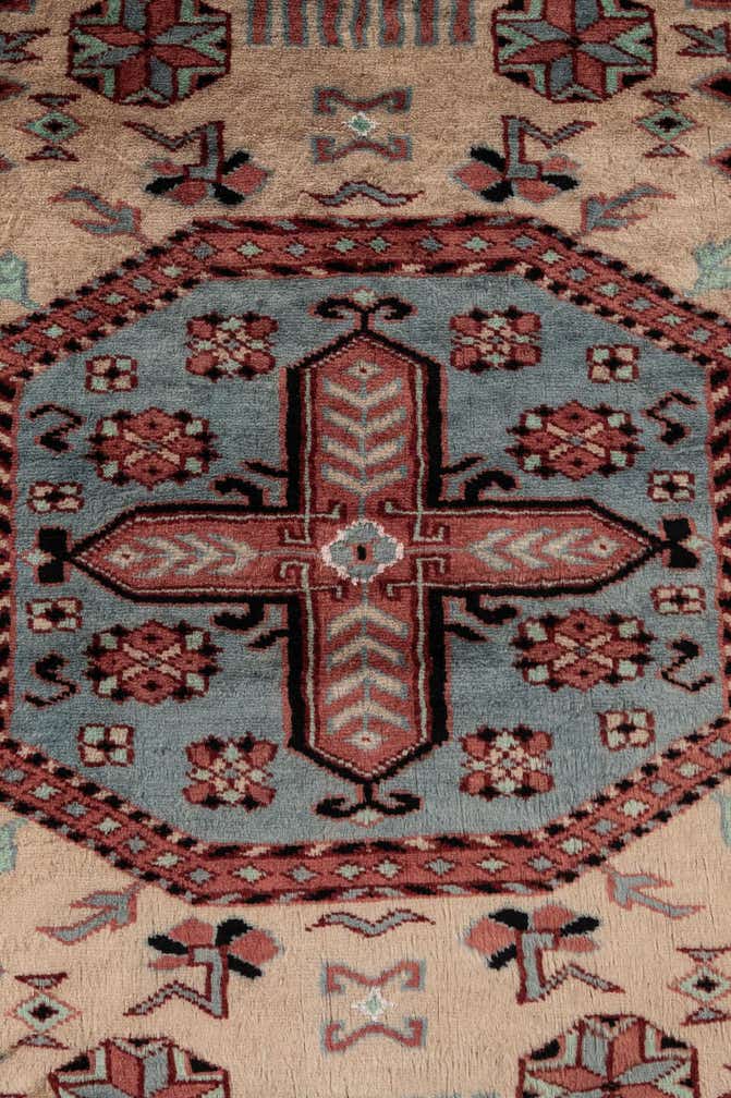 4' 4 x 6' 2 Hand Knotted Lahour Oriental Rug