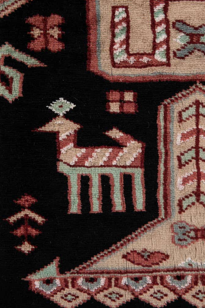 4' 4 x 6' 2 Hand Knotted Lahour Oriental Rug