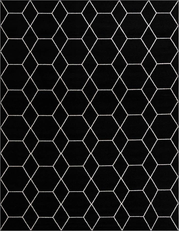 Detail image of 10' x 14' Lattice Frieze Rug