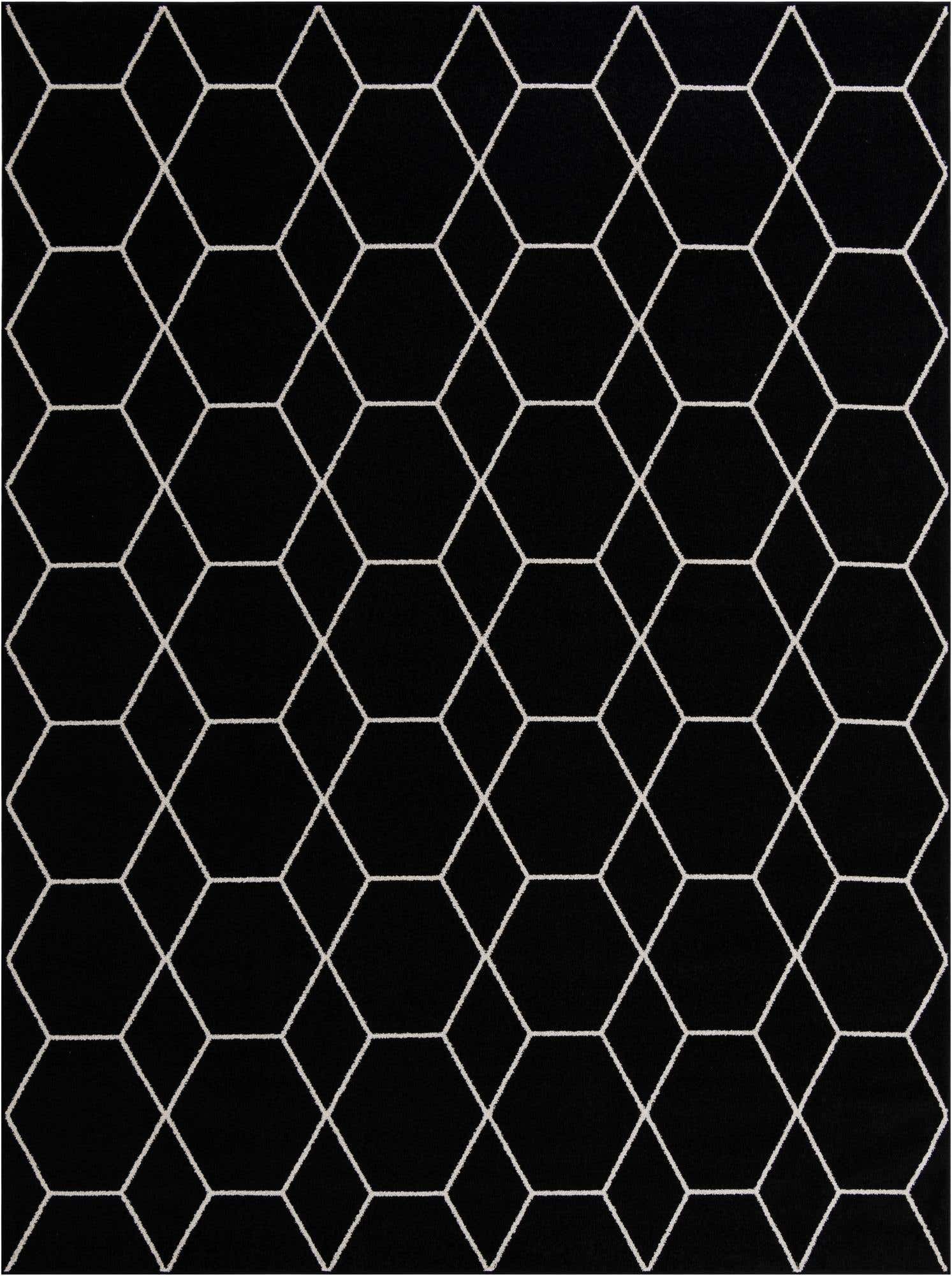 9' x 12' Lattice Frieze Rug