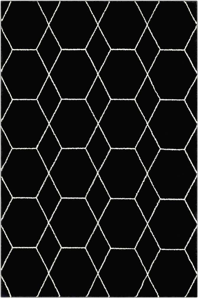 6' x 9' Lattice Frieze Rug