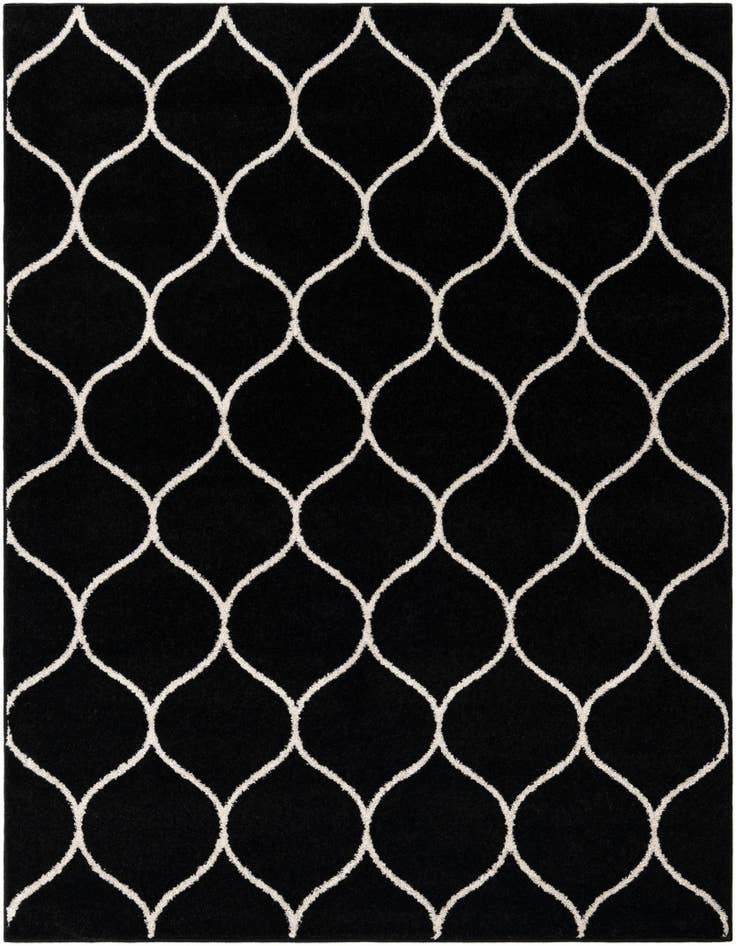 Detail image of 5' x 6' Lattice Frieze Rug