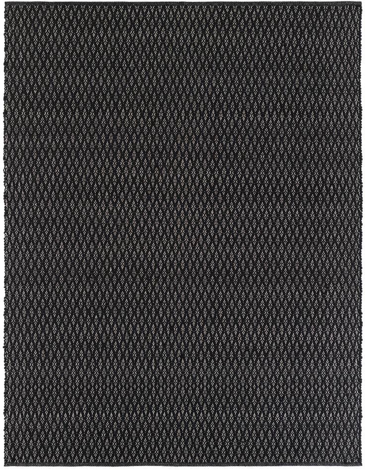 Detail image of 5' 1 x 8' Hand Woven Lattice Wool Rug