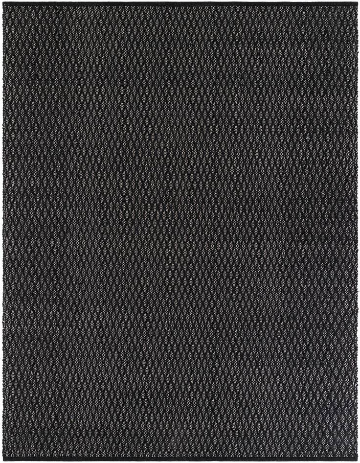 Detail image of 6' 1 x 9' Hand Woven Lattice Wool Rug