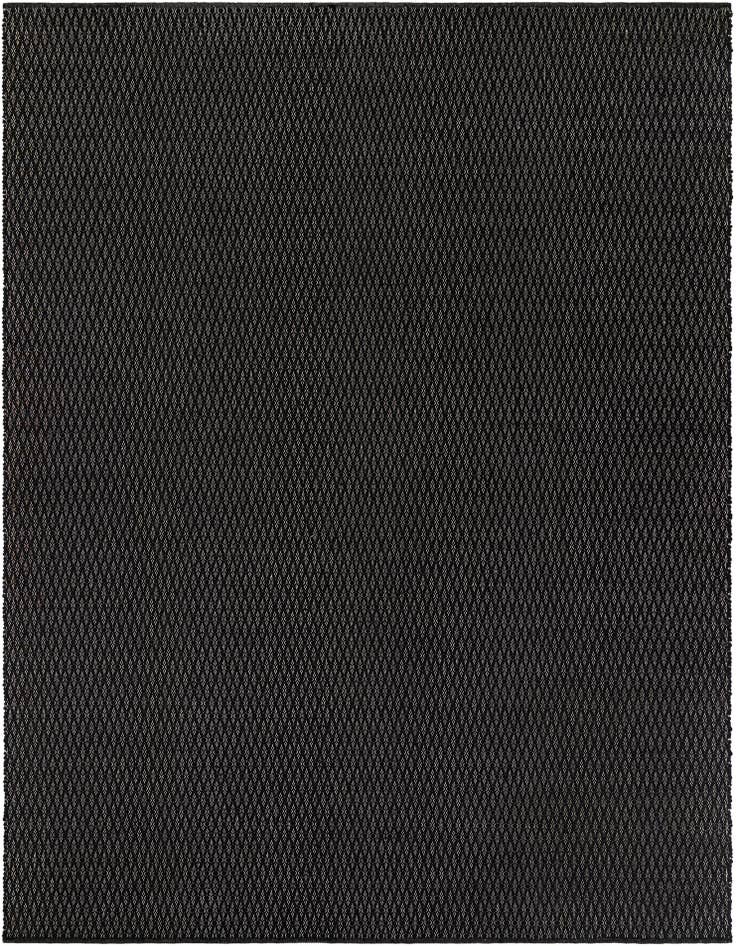 Detail image of 9' x 12' Hand Woven Lattice Wool Rug