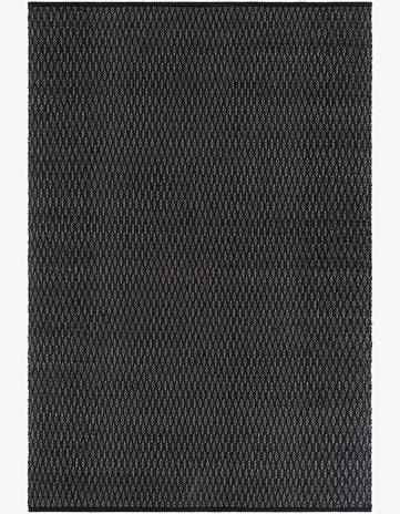 6' 1 x 9' Hand Woven Lattice Wool Rug