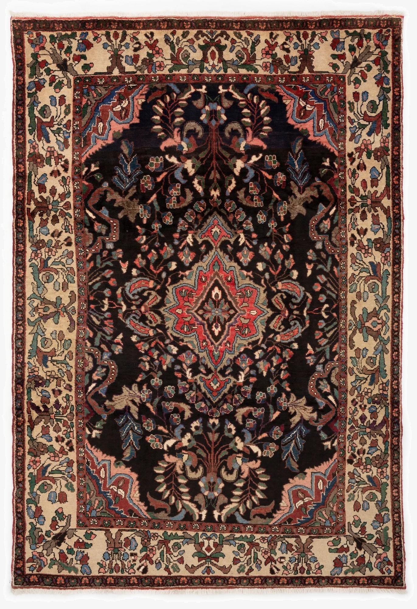 7' 1 x 10' 6  Hand Knotted Liliyan Persian Wool Rug