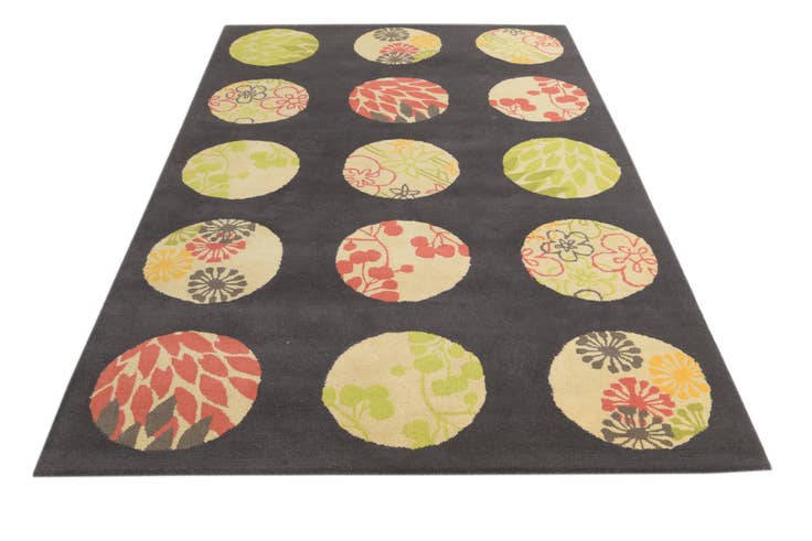 Detail image of 5' 2 x 8' 2 Luna Wool Rug