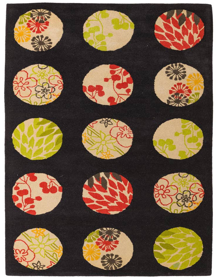 Detail image of 5' 2 x 8' 2 Luna Wool Rug