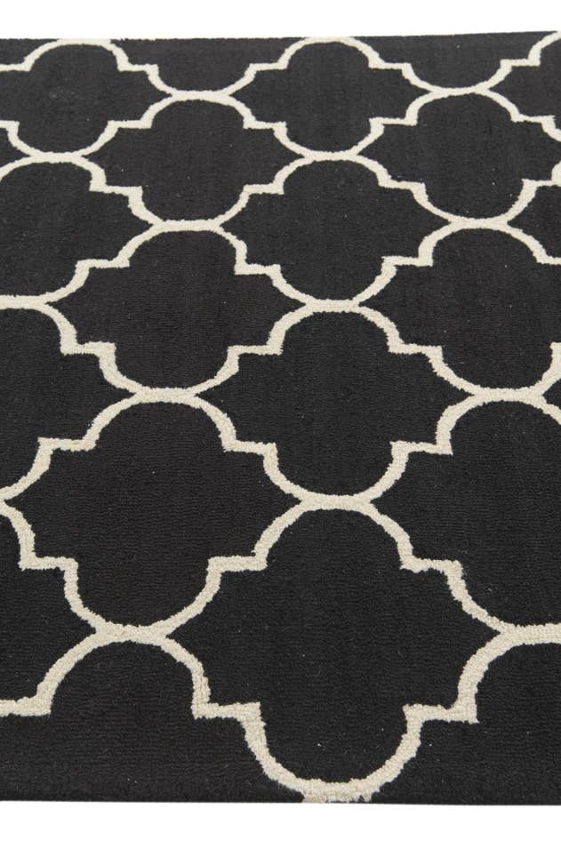 Detailfoto van 155cm x 245cm Luna Wol Vloerkleed