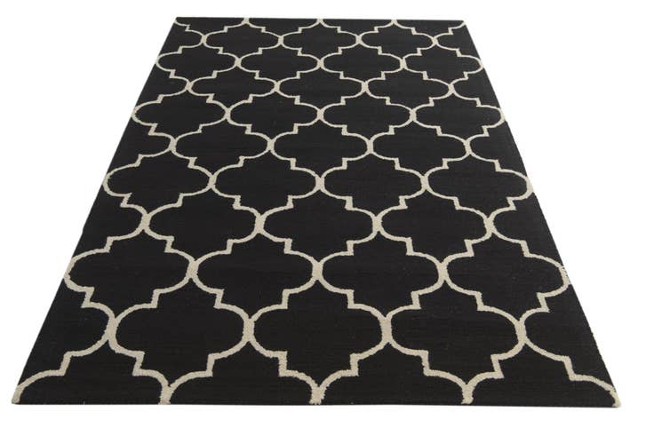 Detailansicht von 155cm x 245cm Luna Wolle Teppich
