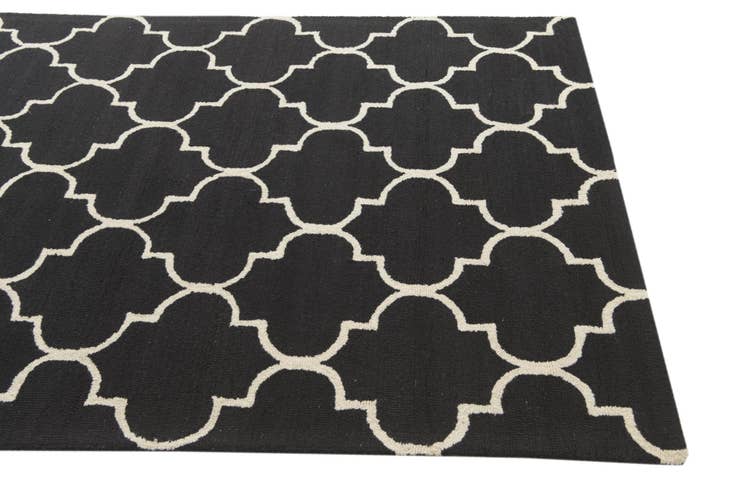 Detailansicht von 155cm x 245cm Luna Wolle Teppich