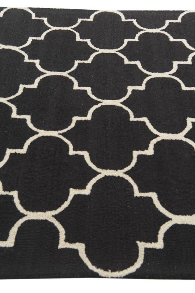 Detailansicht von 155cm x 245cm Luna Wolle Teppich