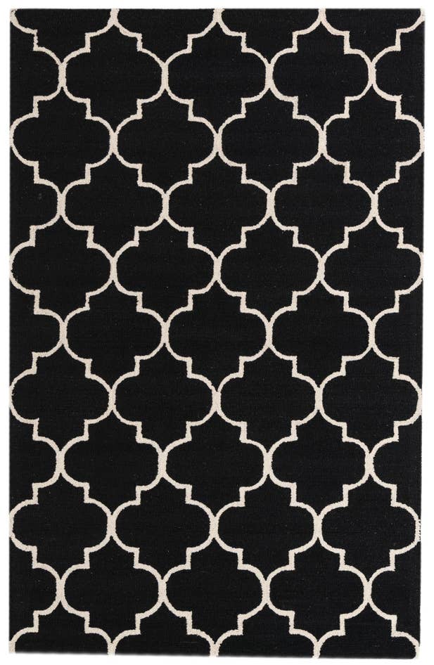 Detailansicht von 155cm x 245cm Luna Wolle Teppich
