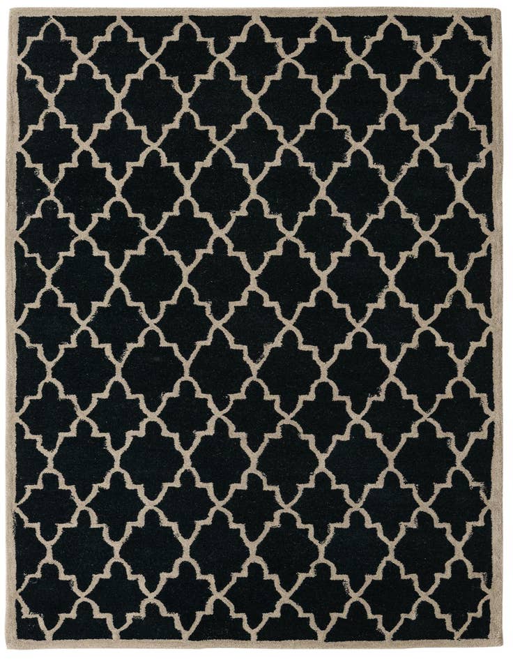 Detail image of 5' 1 x 8' Luna Wool Rug