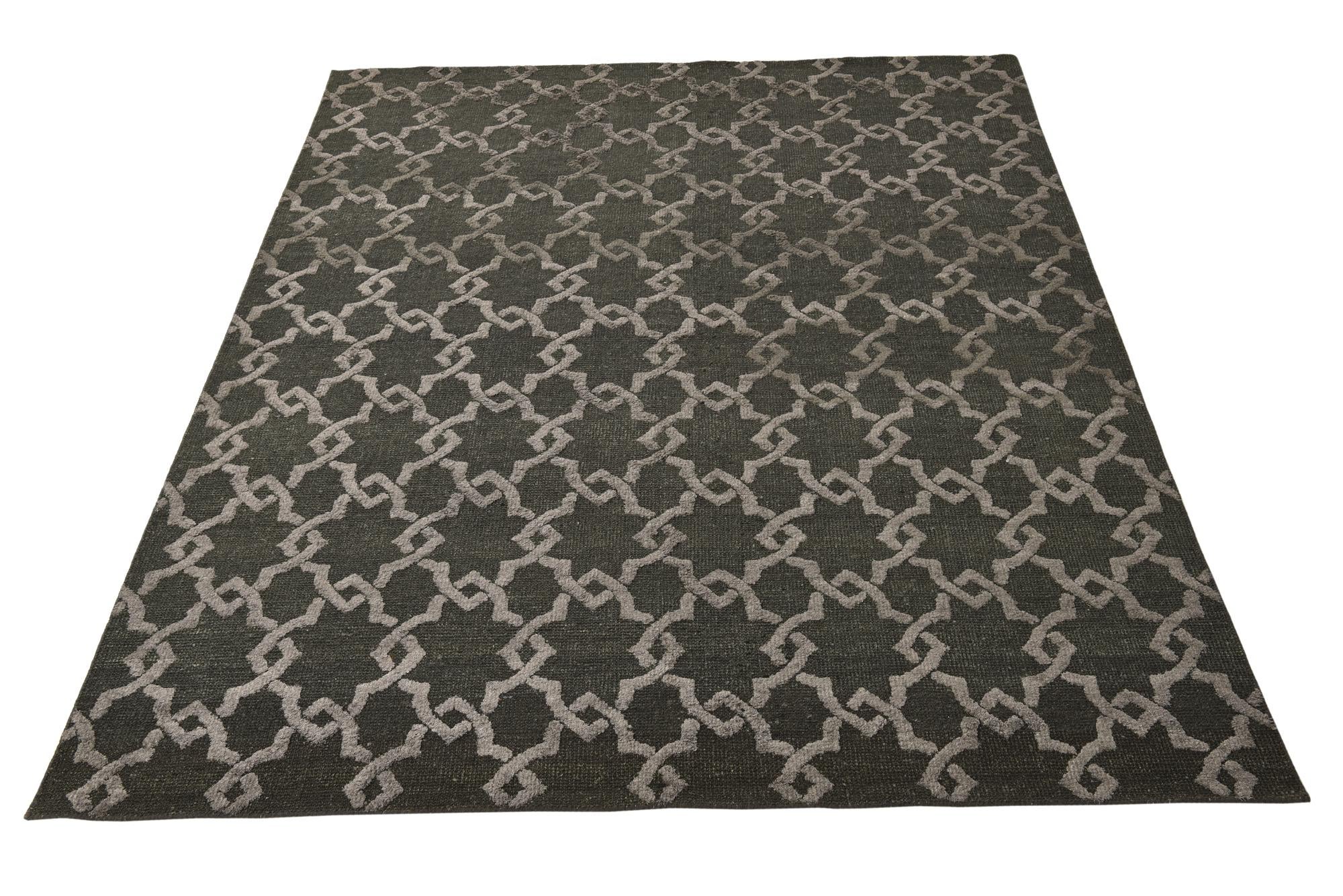 8' x 10' Hand Knotted Luna Rug