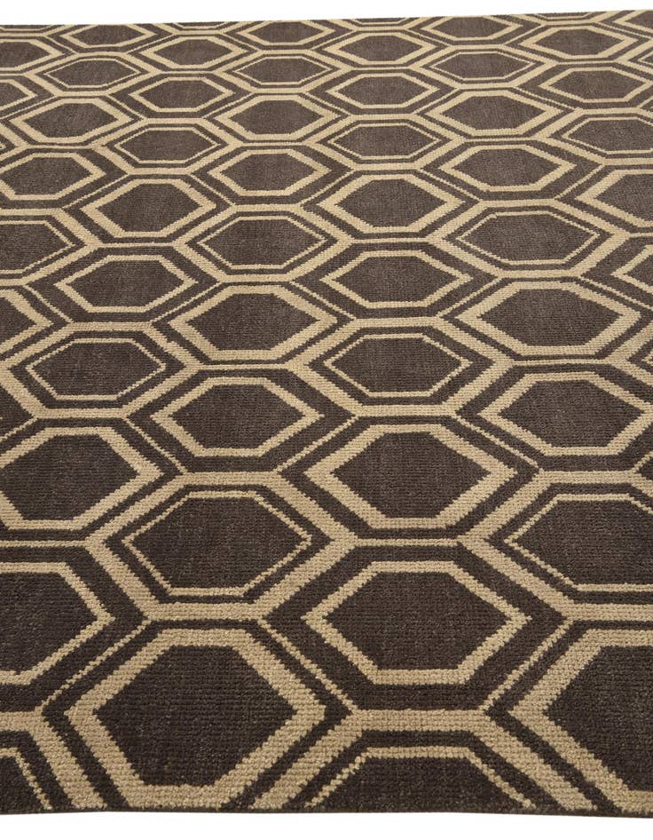 Detail image of 9' x 11' 10 Hand Knotted Luna Wool Rug