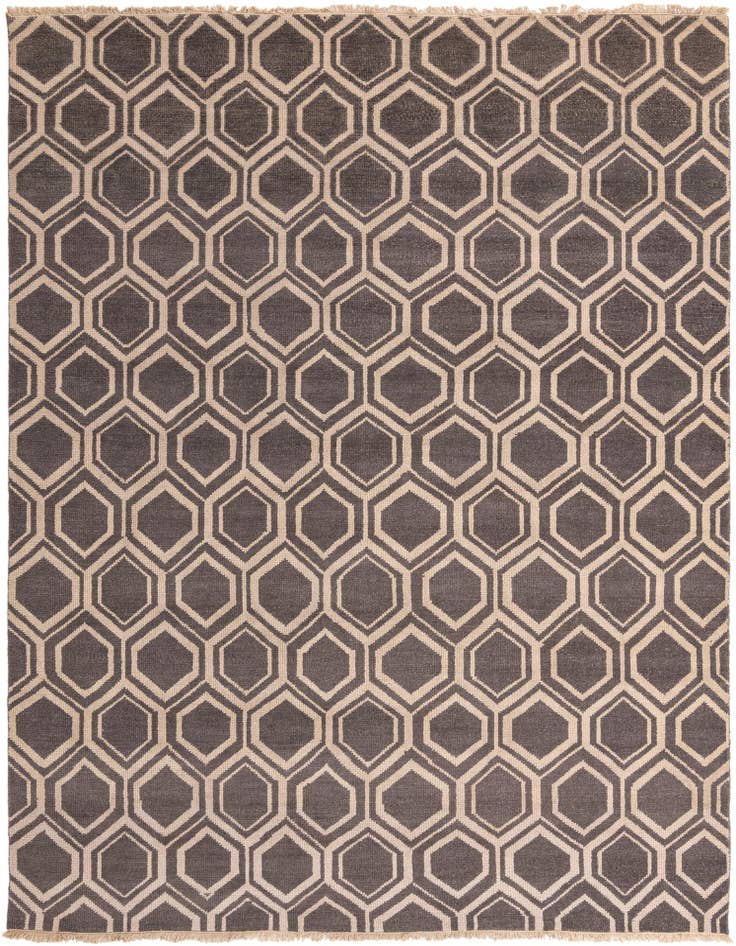 Detail image of 9' x 11' 10 Hand Knotted Luna Wool Rug