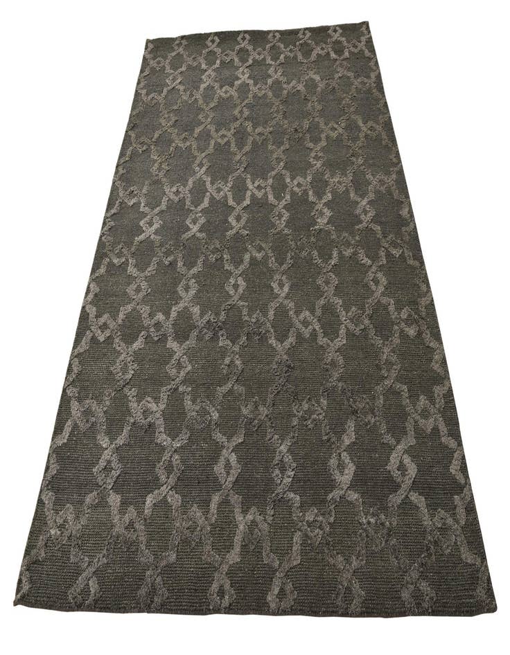 Detail image of 6' 3 x 8' 10 Hand Knotted Luna Wool Rug