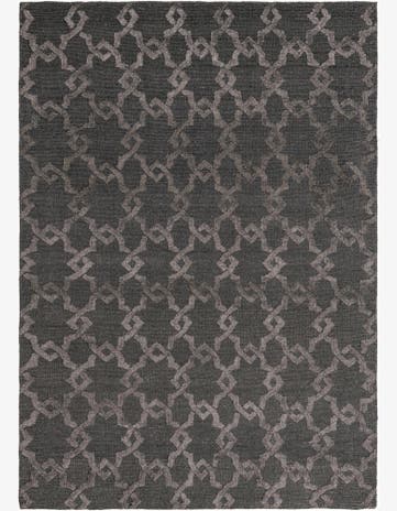 6' 3 x 8' 10 Hand Knotted Luna Wool Rug