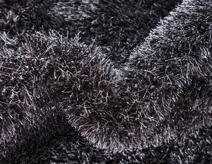 Detail image of 7' x 10' Luxury Solid Shag Rug