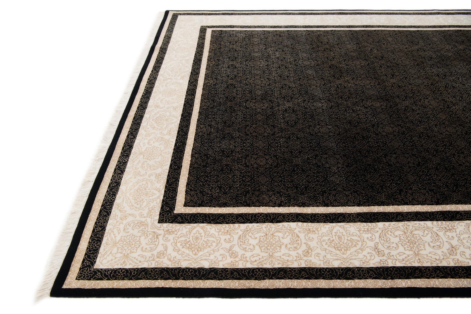 6' 8 x 8' 3 Hand Knotted Mahal Oriental Rug