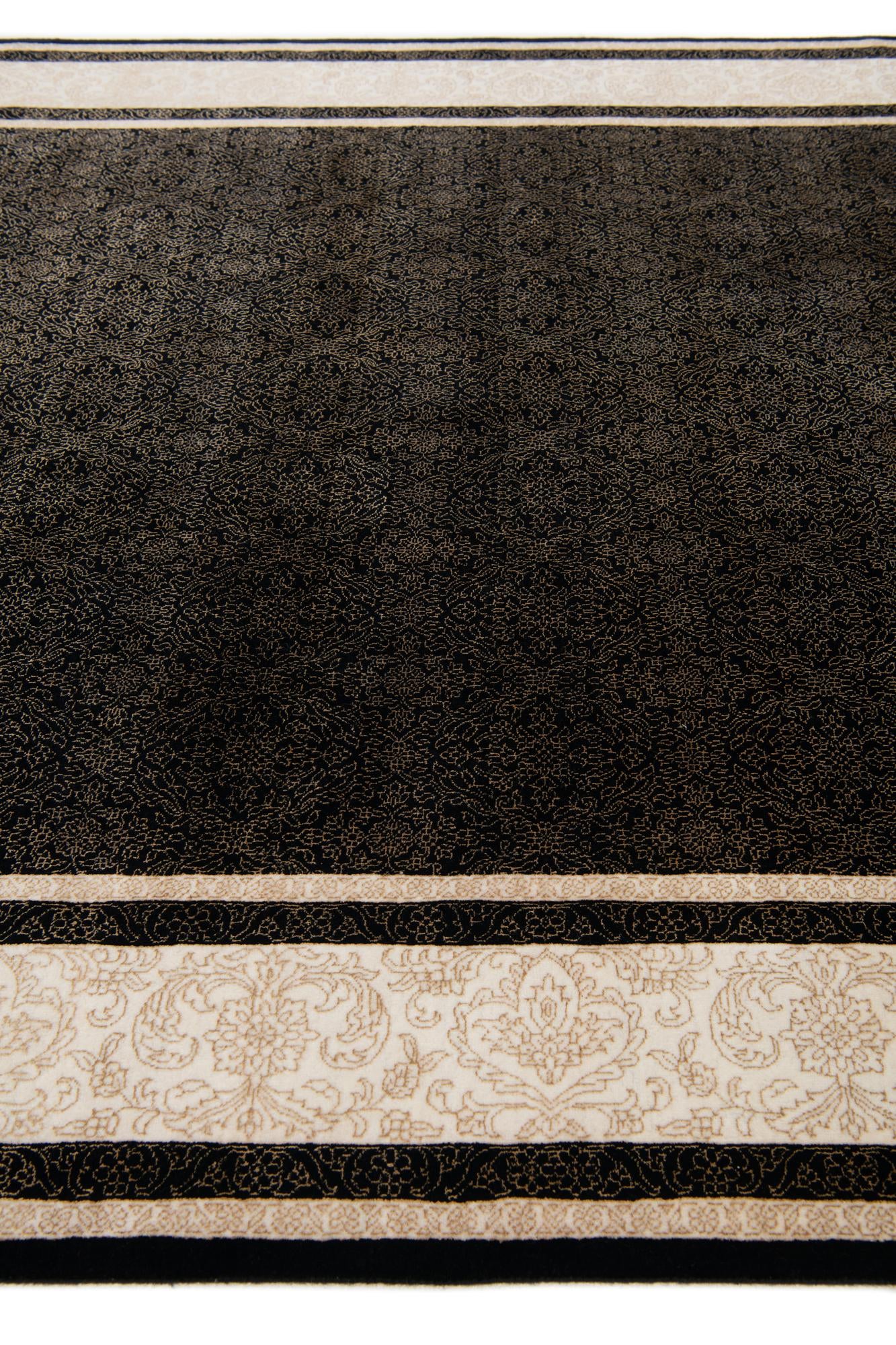 6' 8 x 8' 3 Hand Knotted Mahal Oriental Rug