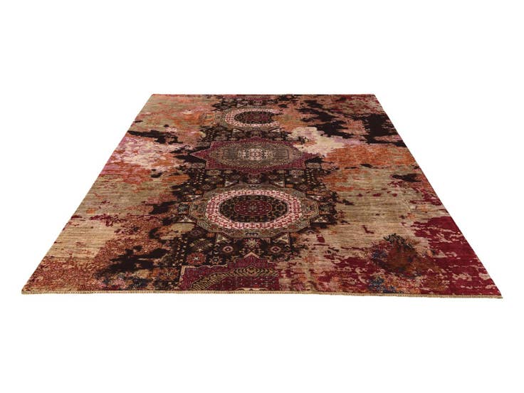 Detail image of 8' 1 x 10' 10 Hand Knotted Mamluk Ziegler Rug