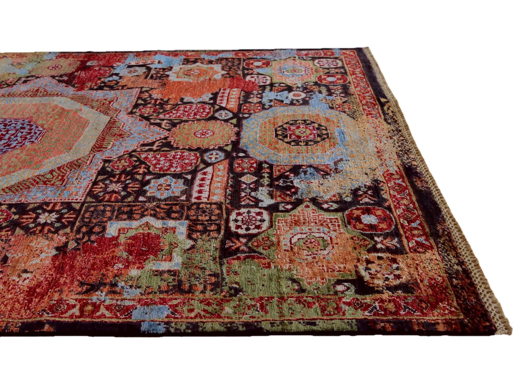 4' 10 x 6' 5 Hand Knotted Mamluk Ziegler Rug
