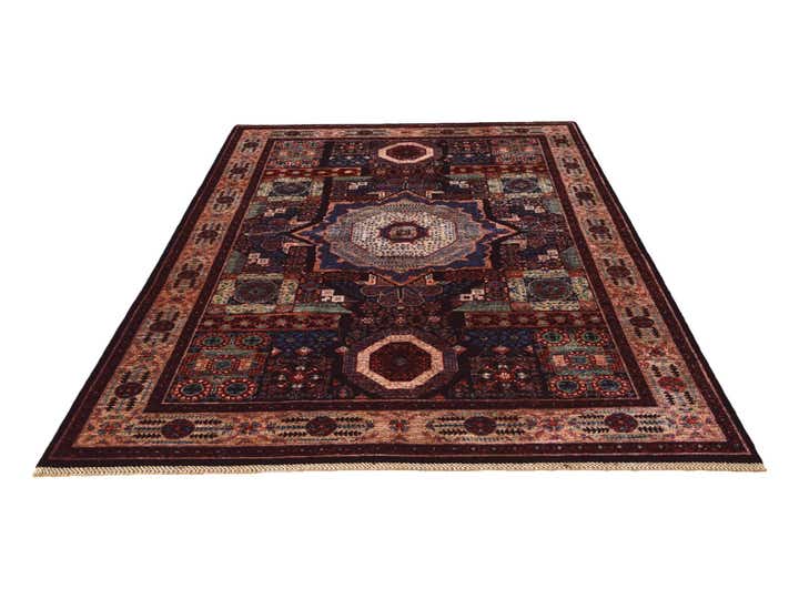 6' 1 x 9' Hand Knotted Mamluk Ziegler Rug