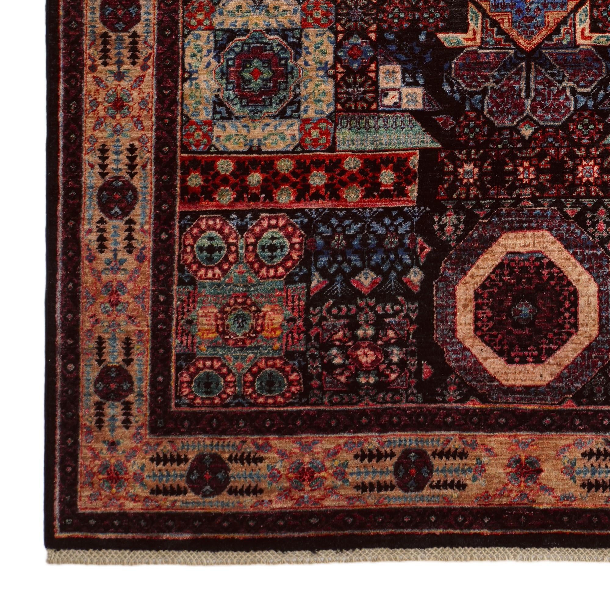 6' 1 x 9' Hand Knotted Mamluk Ziegler Rug