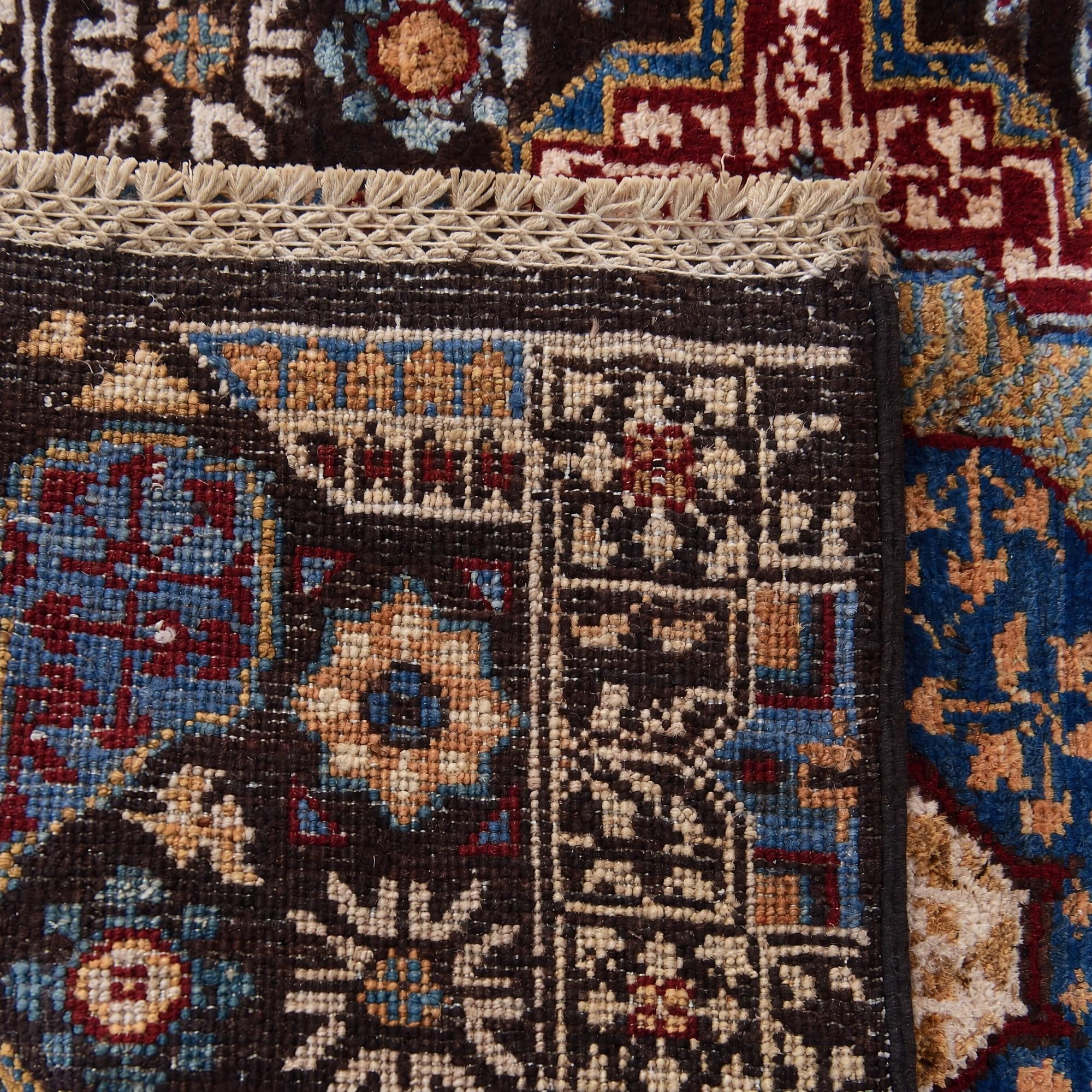 60cm x 90cm Hand Knotted Mamluk Ziegler Rug
