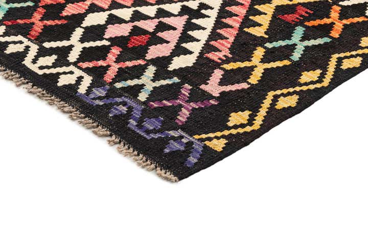 6' 10 x 9' 3 Hand Knotted Marok Kilim Rug