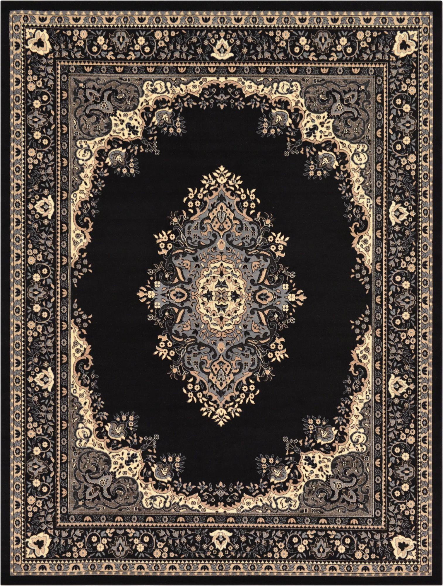 9' x 12' Mashad Design Rug