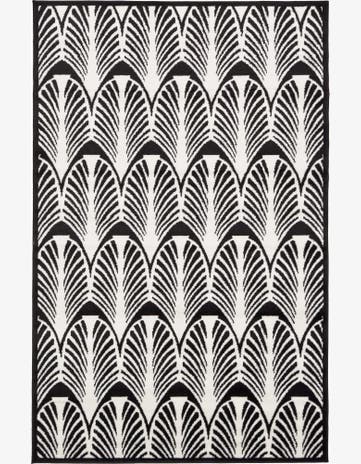 Black Metropolis Rug