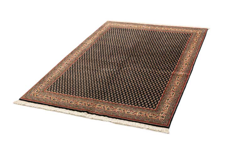 4' 6 x 6' 6 Hand Knotted Mir Oriental Wool Rug