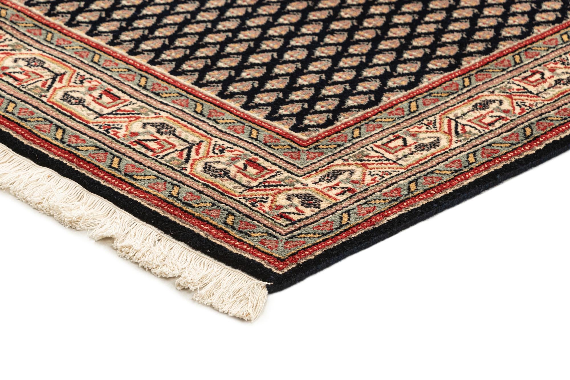 4' 6 x 6' 6 Hand Knotted Mir Oriental Wool Rug