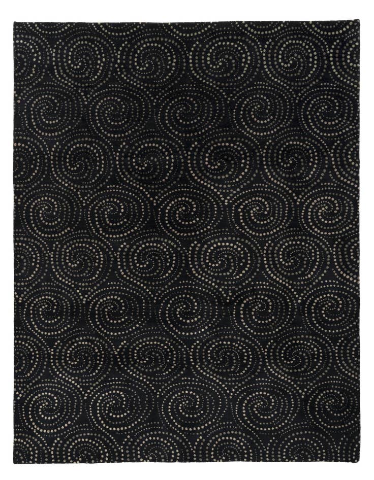 Detail image of 7' 11 x 9' 11 Modern Manshu Wool Rug