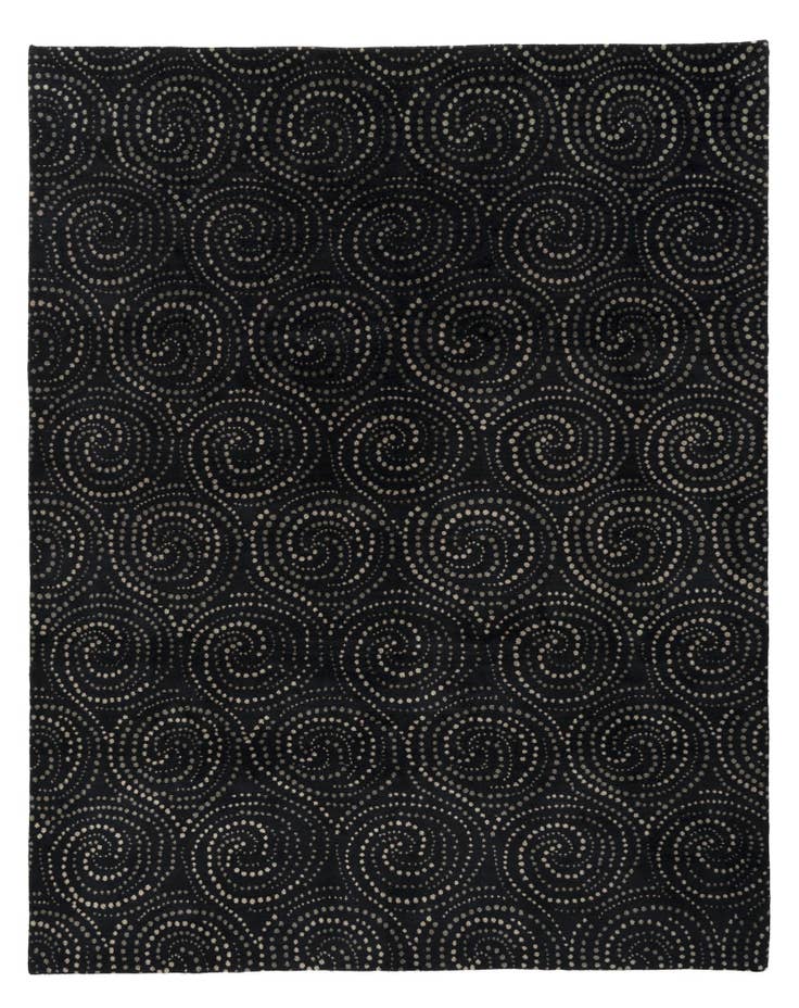 Detail image of 7' 11 x 9' 11 Modern Manshu Wool Rug
