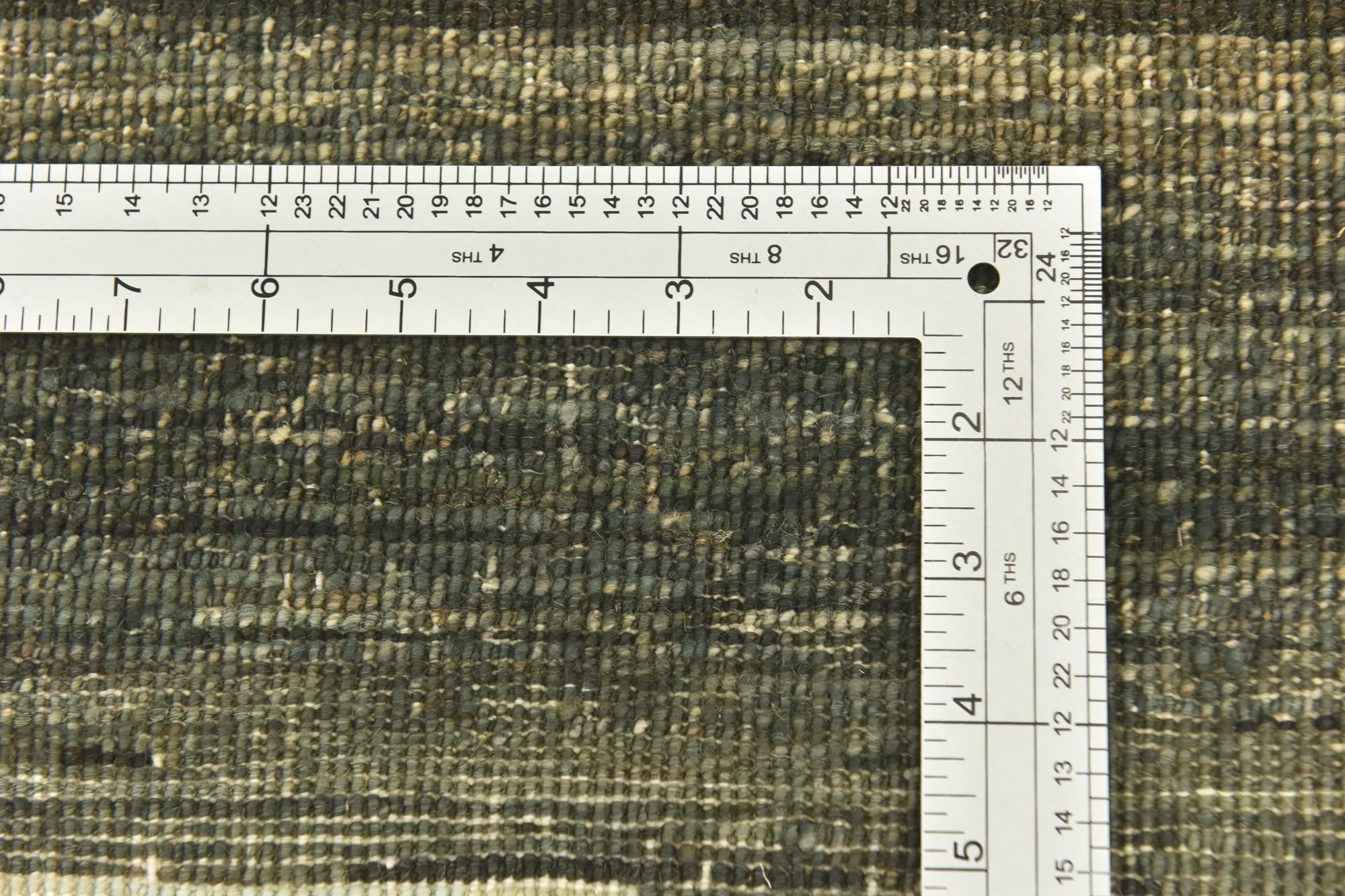 8' 9 x 9' 6 Hand Knotted Modern Ziegler Rug