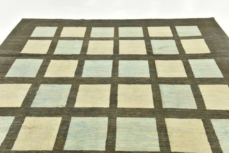 Detail image of 8' 9 x 9' 6 Hand Knotted Modern Ziegler Rug